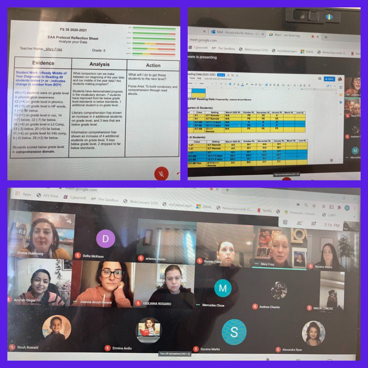 School Leadership Team engaged in Mid year check points-Triangulating multiple data sources in relation to our goals.... so productive! @SIBOD31  @FreyTB @Drdididiva @ofdc_nycschools <a href="/NycLearning/">NYCTeachingandLearning</a>  <a href="/mary_frisz/">Mary Frisz</a> <a href="/AmirahGirgis/">Amirah Girgis</a> <a href="/DukhovnyEmma/">Emma Dukhovny</a> <a href="/Bpitera1/">Bonnie Pitera</a> <a href="/AllisonRegan15/">Allison Regan</a>