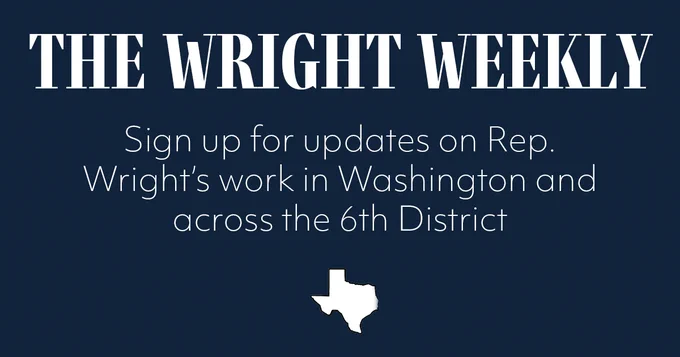 Image from Ron Wright (@RepRonWright)