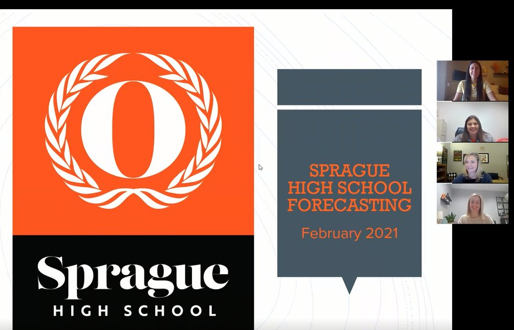 SpragueASPIREOR's tweet image. @SHSCounseling01 Team making Forecasting videos for @SpragueOlys #OlyFamilia #Forecasting2021