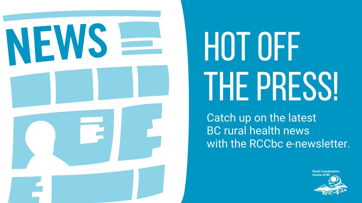 RCC_bc's tweet photo. Just in time for your weekend, our January newsletter is here. This month... an innovative #FPA e-coaching example via #RSON, news re: BC #RuralHealth Conference, @UBCCPD events not to be missed & a hot tip on #CBT treatment for rural patients. https://t.co/1o86GlTvYJ #ruralmed https://t.co/rJyLgj4Cfh