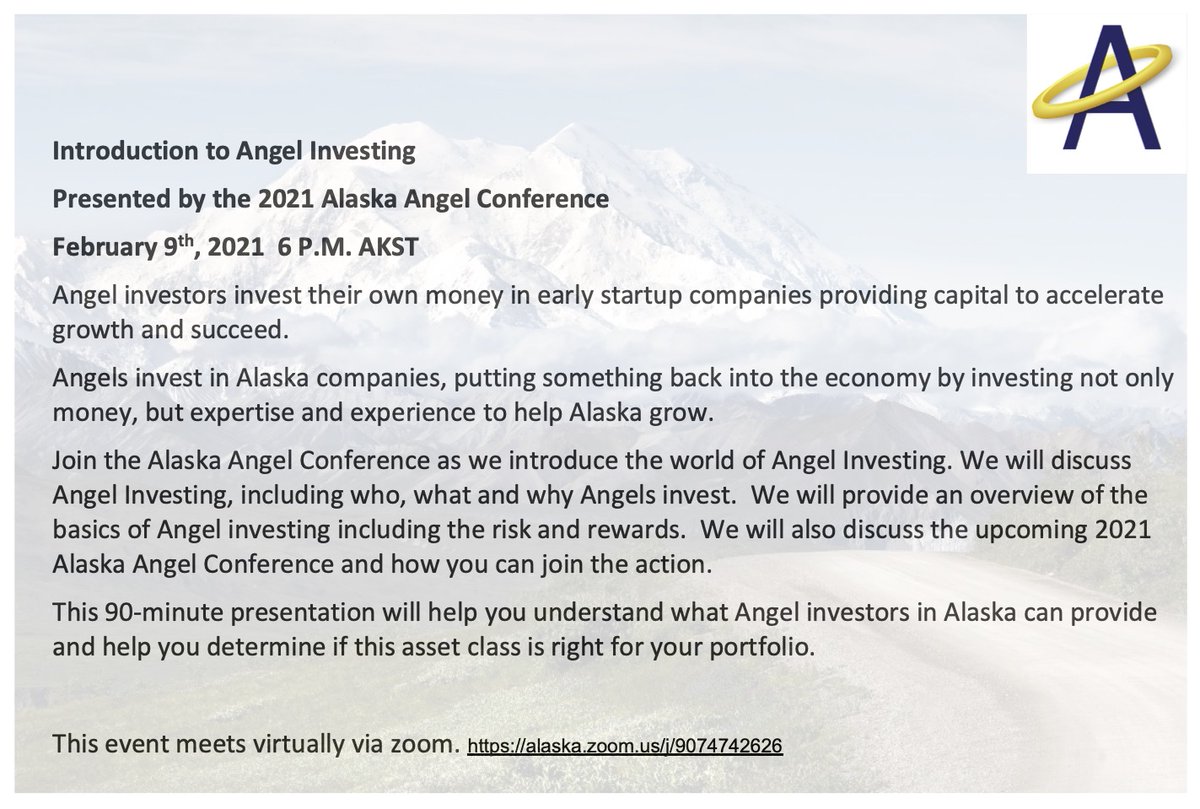 Alaska Angel Conference tweet media