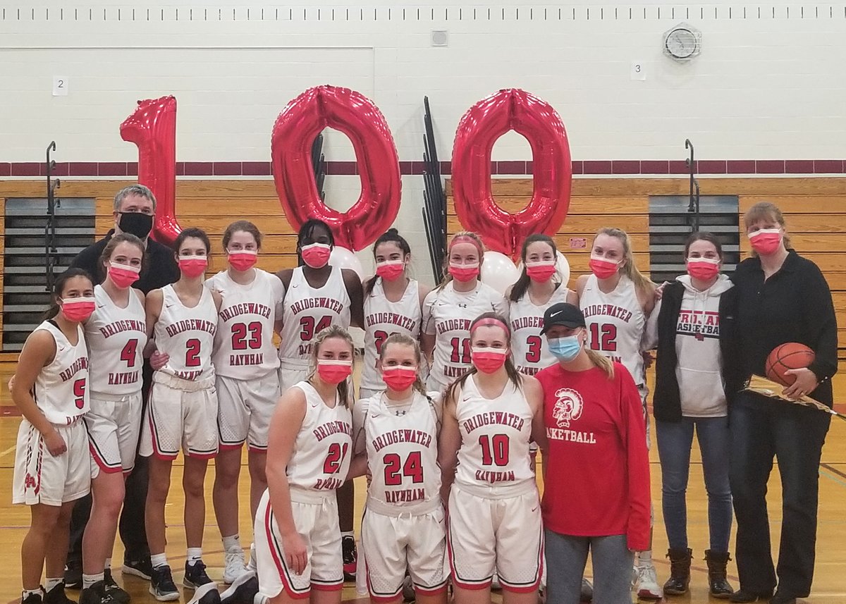Congratulations, Coach Seavey, on your 100th win!!  <a href="/BRRHSprincipal/">Angela Watson</a> <a href="/BR_Athletics_MA/">BR Athletics</a> <a href="/BRgirlshoops/">BRGirlsBasketball</a> <a href="/FOBRA_MA/">FOBRA</a>