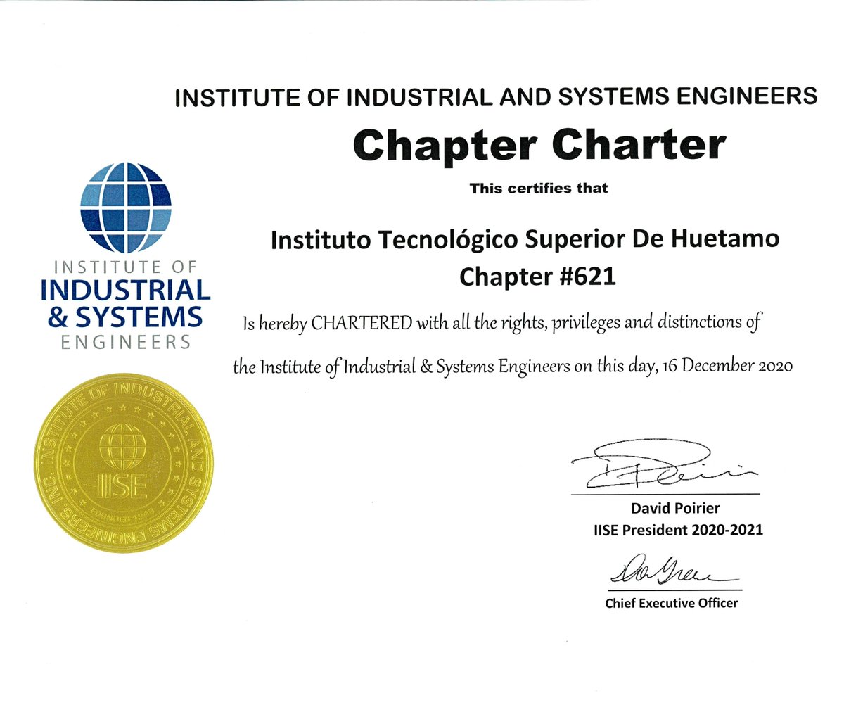 iise621itsh's tweet photo. El pasado 17 Diciembre del 2020 fue aprobada la activación de nuestro capitulo oficialmente por el IISE🌐El capitulo cuenta con 29 miembros los cuales son estudiantes de itsh🦎y nuestro asesor el MC. Miguel Angel Monje Garcia docente #iise621itsh #iise #itsh #itshuetamo #huetamo https://t.co/wq88GjlQWO