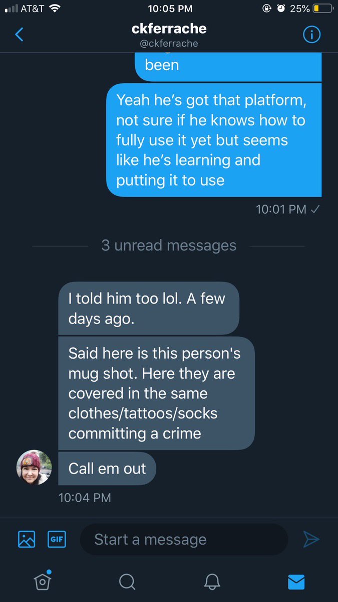 When right wing journalist CK Ferrache is not sure if she’s talking to a Conrad or a comrade. This was sent to me by a source.