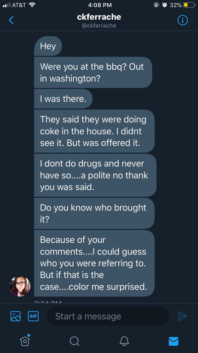 When right wing journalist CK Ferrache is not sure if she’s talking to a Conrad or a comrade. This was sent to me by a source.