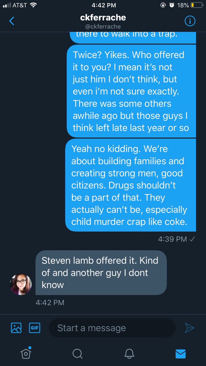 When right wing journalist CK Ferrache is not sure if she’s talking to a Conrad or a comrade. This was sent to me by a source.