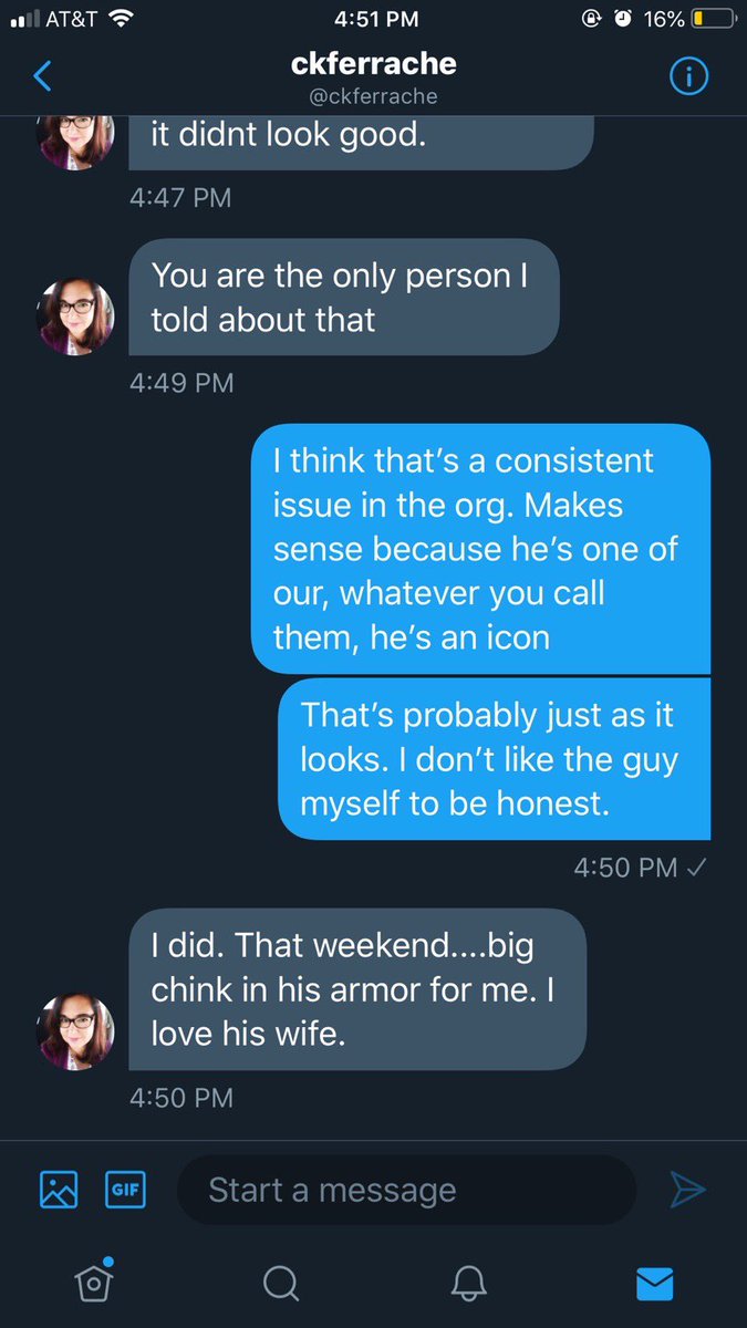 When right wing journalist CK Ferrache is not sure if she’s talking to a Conrad or a comrade. This was sent to me by a source.