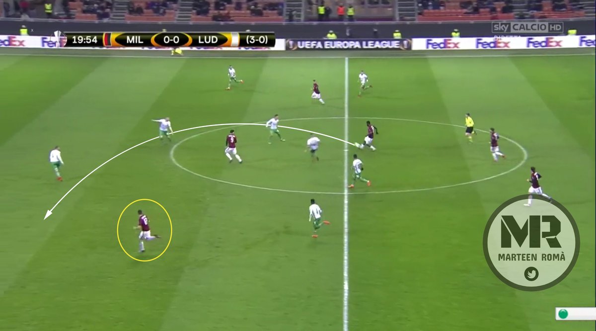 2.3. Otra de las facetas en ataque que domina por sus características físicas es el contragolpe. Su potencia en carrera y su buen hacer en el desmarque y la asociación lo convierten en un atacante muy peligroso con espacios. Siempre trata de dar progresión al juego.