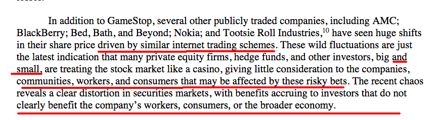 12/x Another theme is an imagery good stock market exists, that w some regulation it would be good again and benefit workers, companies, consumers, and efficiently allocate capitol for useful purposes.This has never existed and will never exist. Tulip bubble anyone?