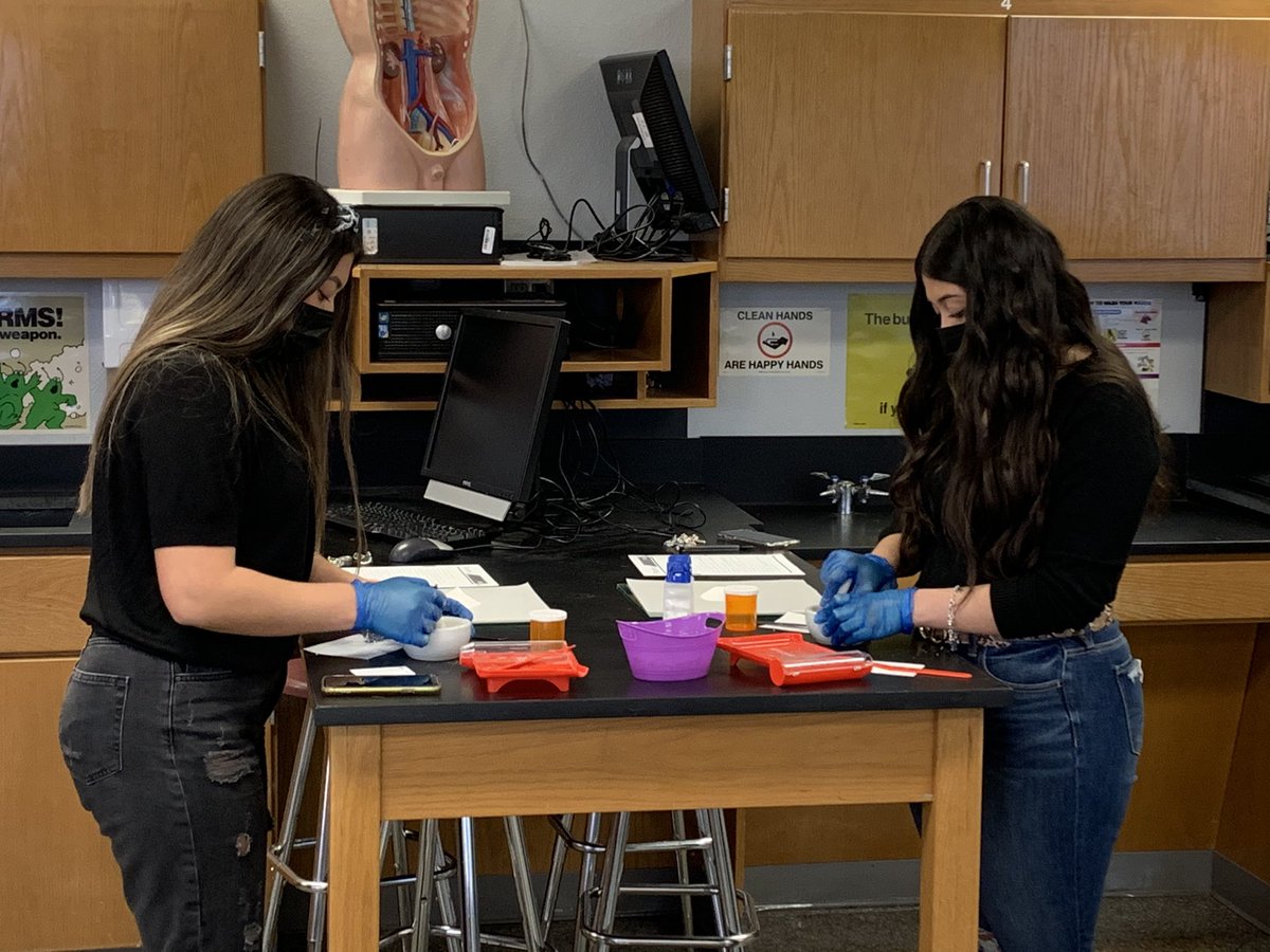 sowenCTE's tweet photo. Future Pharmacy technicians learning about trituration and making capsules. @CTE_ECISD @EctorCountyISD https://t.co/CLEpThtNVI