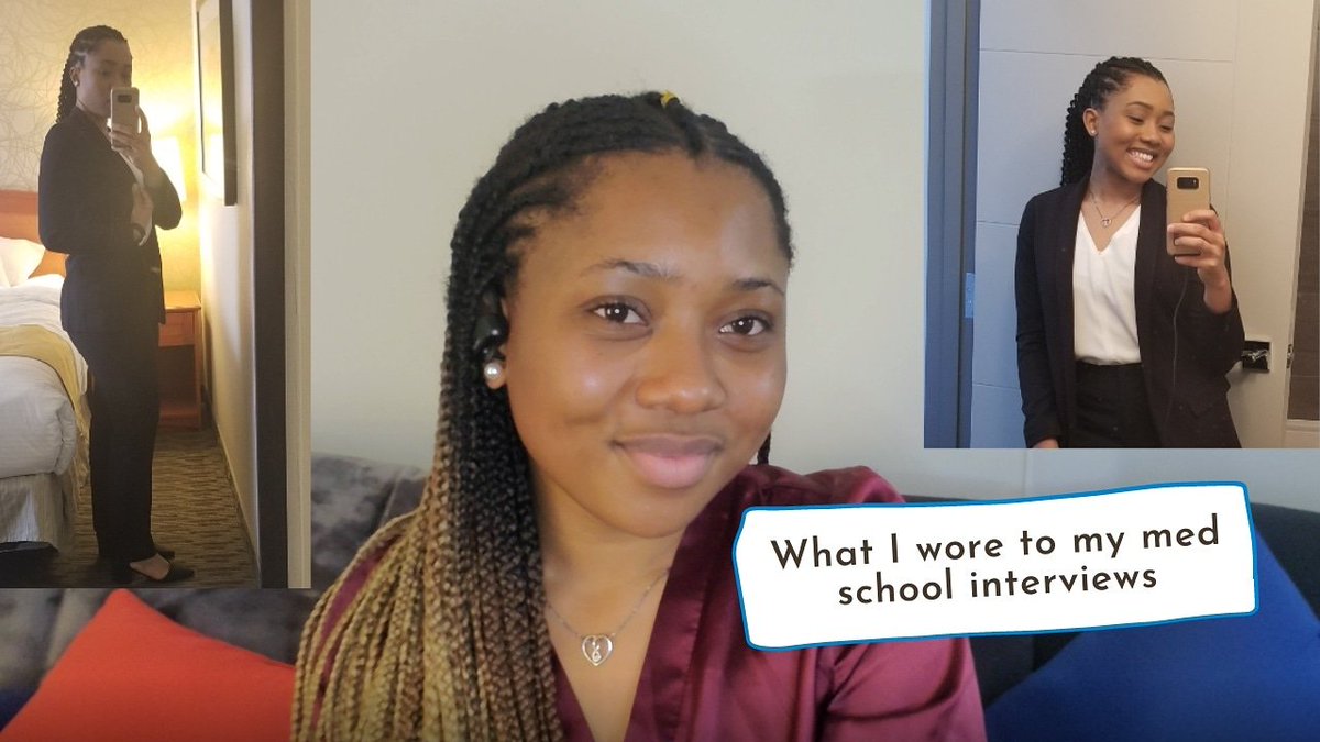 cos_uoft's tweet photo. Stressed about what to wear to your Med School Interview? We've gotchuuu. From your clothes to your hair, Deb has your tips for getting ready! Watch our new video here 👉🏾 https://t.co/4KRrKd9NsT. Link also in our bio! #COSUofT #MedSchoolInterview #MedTwitter #DiversityInMedicine https://t.co/O5IJKnHYxJ