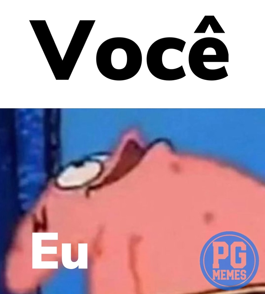 PGMemesOficial's tweet photo. Encontre alguém que olha para você que nem eu olho para os memes
#meme #memes #memesbrasil #pgmemes #humorbrasil #memesbrasileiros #memesbr #memescasais #memescasal #crush #bobesponja #memesbobesponja #olharapaixonado #romantico #memesromanticos #patrickestrela https://t.co/mJc8Oc94Cc