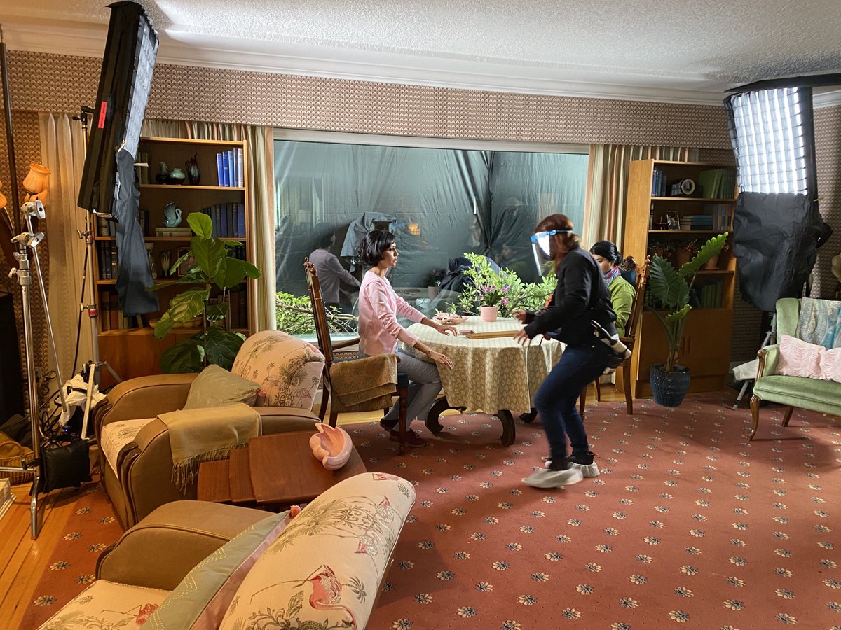 Today marks last day of production on Mysterious Benedict Society. So proud &amp; grateful for this smart, courageous cast &amp; crew. Not one positive case in zone A because of their dedication. Coming this summer⁩  ⁦<a href="/DSwim/">Darren  Swimmer</a>⁩ ⁦<a href="/phillycarly/">Phil Hay</a>⁩ ⁦@MattRManfredi⁩