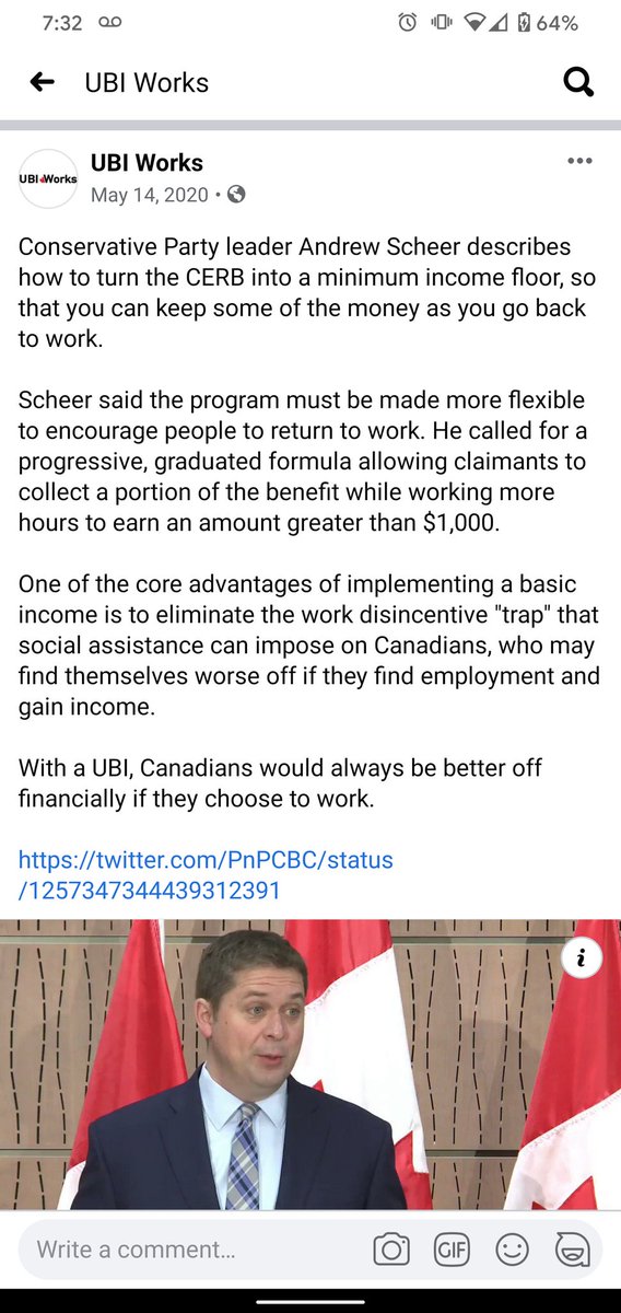 Thread:I'm anxious about UBI/BI program implementation for many reasons. One of them being the enthusiasm of conservative & capitalist driven groups like UBI Works, which have invested $ into a campaign to lobby against the recent BC report ( https://bcbasicincomepanel.ca/&nbsp;)  #nlpoli  https://twitter.com/Alleyson/status/1355244482195816452