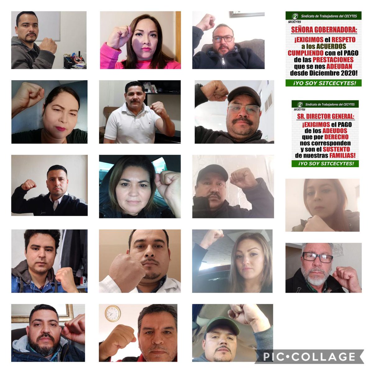 EN LA UNIDAD ESTA NUESTRA FUERZA. ¡ADELANTE COMPAÑER@S QUE ESTA LUCHA APENAS EMPIEZA! #Yo Soy SitCeCyTeS