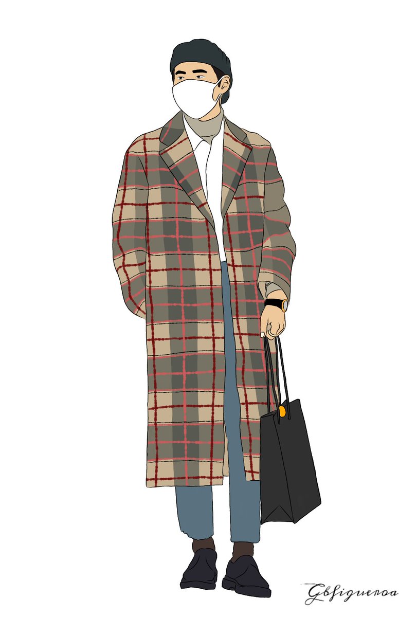 Kim Jun Myeon (Suho)Airport Outfits (Fanart)a thread