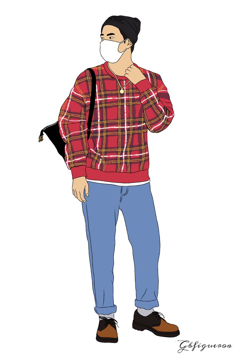 Kim Jun Myeon (Suho)Airport Outfits (Fanart)a thread