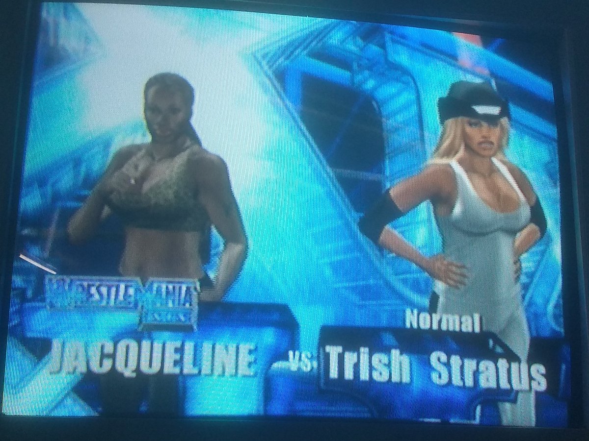 WWE Diva Match..Trish Stratus vs Jacqueline... https://t.co/Vvdt1LumWq