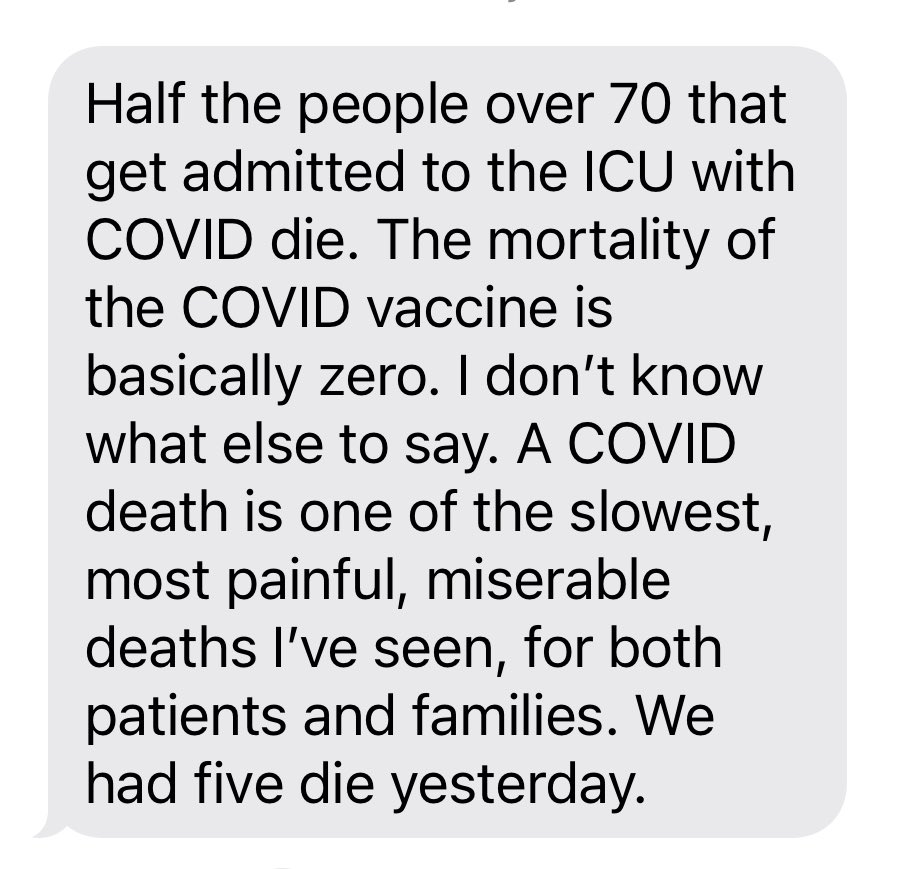 I’m not trying to darken anyone’s evening, but today I reached out to a friend at a hospital about what information I can share with seniors who are concerned about vaccine risks. This was useful.