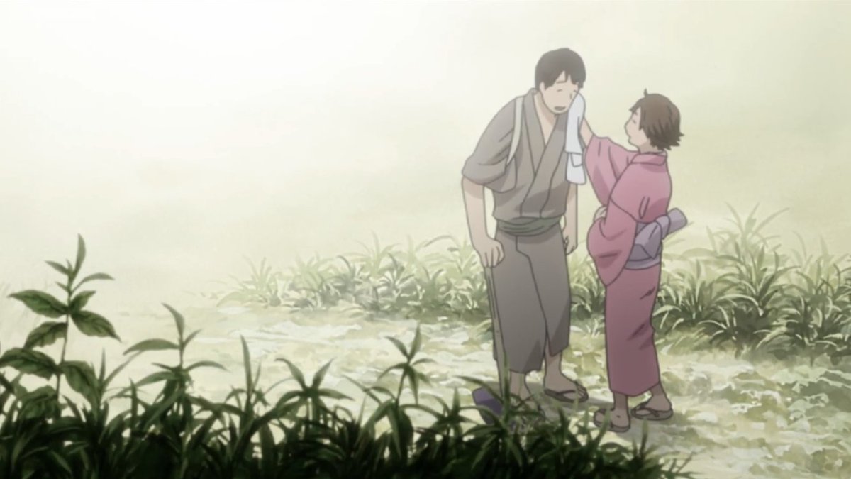 The chance for a solution may exist while in other cases this may not be possible, the solution itself may not even come from Ginko. Some of the stories can conclude on a sweet and happy note while others can come to a tragic and somber end, or heck, a mix of both.