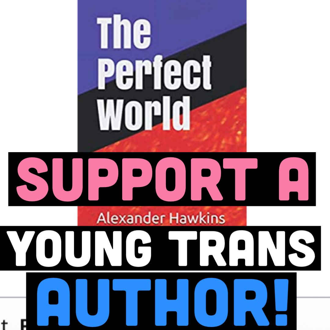 __AlexWrites's tweet photo. My Name is Alex and I’m a trans guy who just published my first book at 14!(Link in bio)Please help my dreams come true! #Author #lgbt #trans #lgbtq #writer #theperfectworld #book #books #booktok https://t.co/1l0nVSy6hL