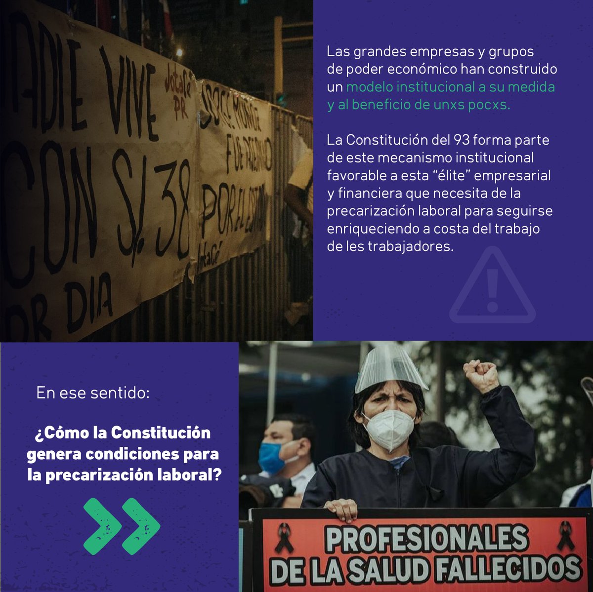 futureperu's tweet photo. Por un #NuevoPactoEcosocial que cuente con la verdadera participación de la ciudadanía, de procesos soberanos, populares y que realmente respete los derechos y no solamente sirva a los intereses de una minoría política y empresarial ✊🏾 
1/3 https://t.co/DG2ehbTunW