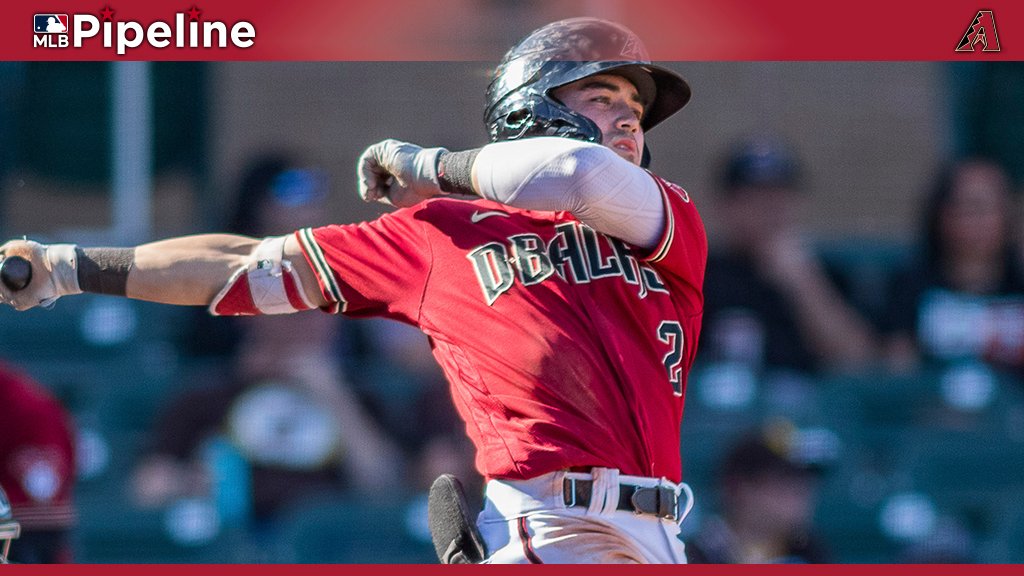 MLBPipeline's tweet photo. Corbin Carroll 📈

The #Dbacks' prospect leapt from No. 89 on last year's list to No. 47 on the new #Top100Prospects list. Here's more of this year's highest risers: https://t.co/NWYykM0OqU https://t.co/YZseCPRGjb
