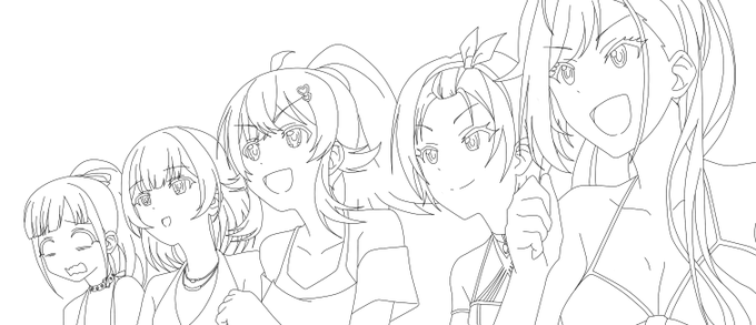 【動画作成状況】
放クラでダンベルOPパロFull。

水着パート描き中ー。
とりあえずちょこ先輩ごめんなさい。 