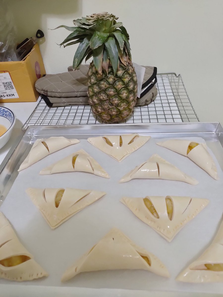 AnythingJingka's tweet image. พายสับปะรด 
กวนไส้สับปะรดเอง รสชาดหวานกำลังดี
อร่อย ถ้าได่ชิมจะต้องติดใจ
  
#มอร์นิ่ง702
#702เสาร์สีม่วงไม่ง่วงซะหน่อย
#ตลาดนุช
#เป๊กผลิตโชค
#PeckPalitChoke