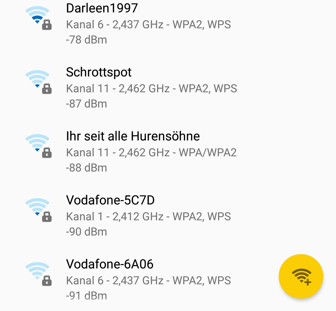 WLAN-Tourette mit Rechtschreibschwäche.