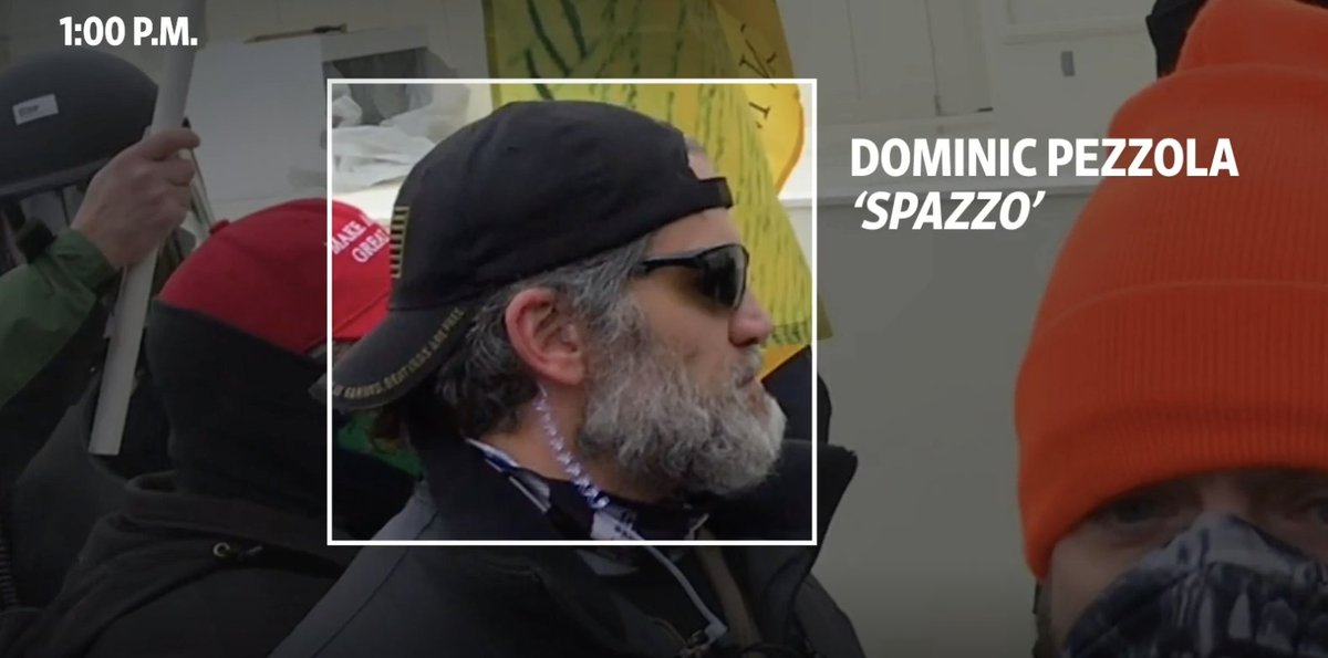 5/ For the record: my favorite part of the  @WSJ investigation is conspirator Dominic Pezzola's ( #Spazzo) lawyer claiming to them that his tactical earpiece was "for listening to music"No word on the playlist...