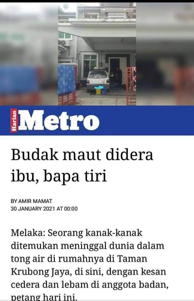 isusemasaviral's tweet photo. Allahuakbar adik ni dah meninggal dunia kena dera dengan ibu dan bapa tiri 😭😢 Ya Allah, masa dia elok elok duduk dengan keluarga angkat, mak kandung dan bapak tiri nak ambik semula walaupun keluarga angkat tak merelakan tapi terpaksa juga ... Akhir nya ini kesudahan dia😭😣 https://t.co/R122L5J5Tm
