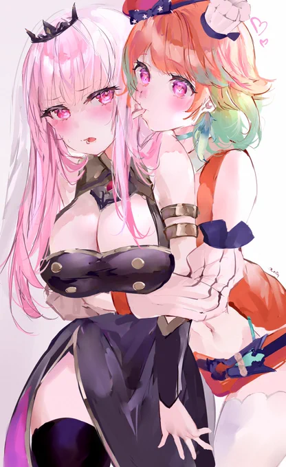 カリオペ✖️キアラ
#絵ニックス #callillust 