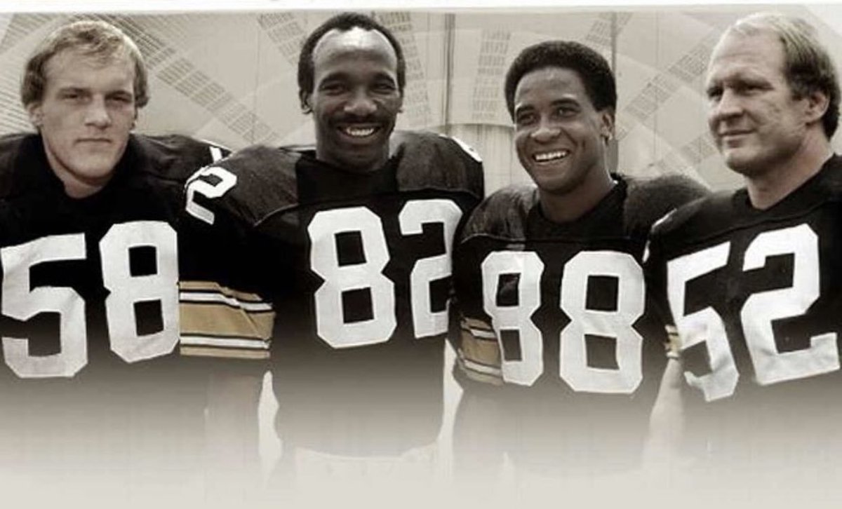 On this day in 1974, the Pittsburgh Steelers draft LB Jack Lambert, WR John Stallworth, WR Lynn Swann, and C Mike Webster! 🔥 #Steelers