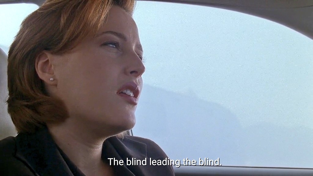 Don't "yours truly" me, you can't even make a proper move to Scully, you damn coward. And i must say i choked on the 4th pic