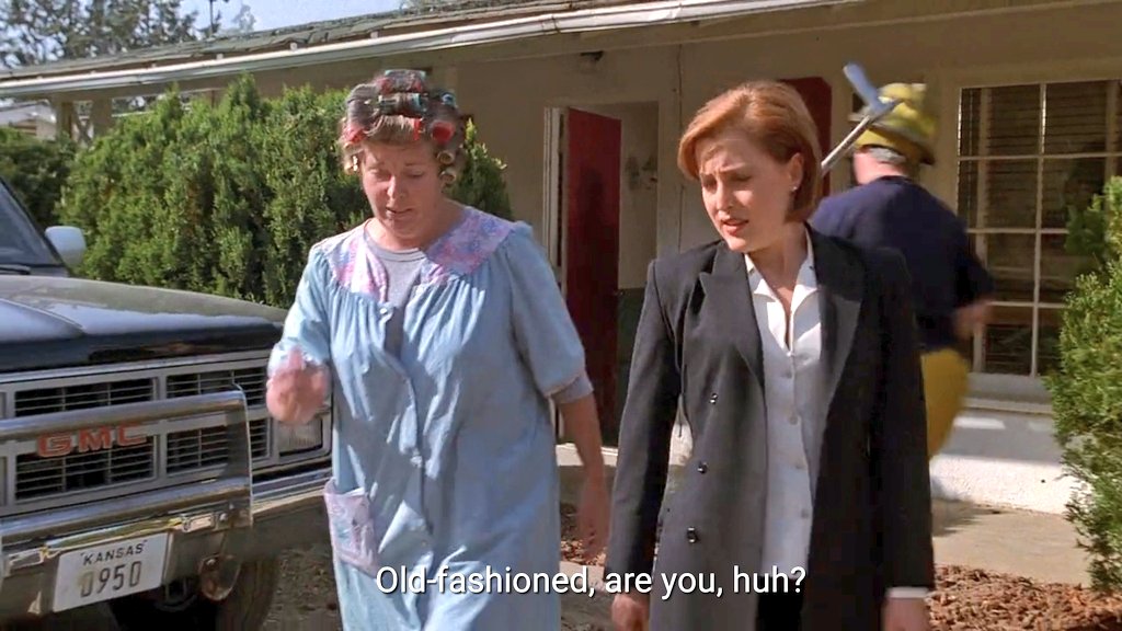 She's a Catholic of course she's old-fashioned 