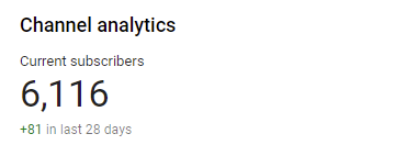 FPLogistic_'s tweet photo. Been a great month for my channel https://t.co/GFXUAM7OEC