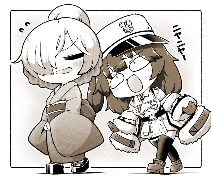 パ 「さっき書いてたのホント～?あんなのがいいの～もっの好き～w」
シェ「何のことかさっぱりわかりませんね」
パ 「あーわたしお腹空いたな～口寂しいな～重桜のラーメン食べたいな～」
シェ「………今回だけですよ」 