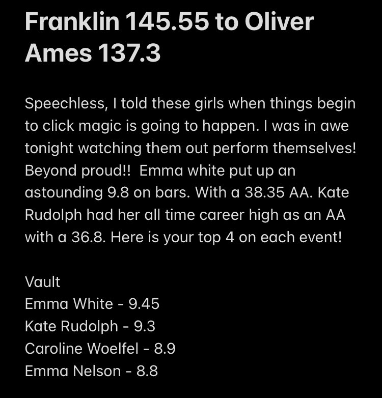 FHS Gymnastics tweet media