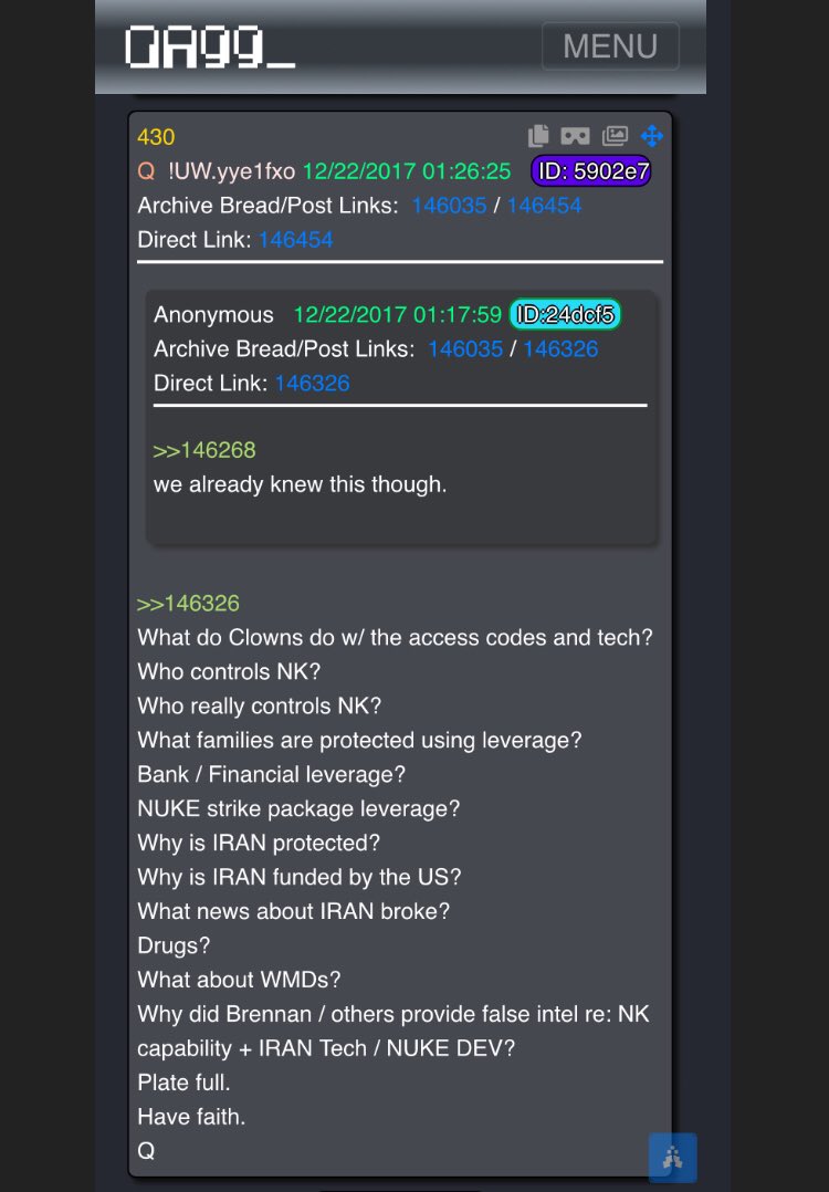 8/ Drops at 1:26“Have faith”“Put in submission”“Do not give in - fight fight fight”^^^ remember thisMy last fav is 1:27 citing a 1:26 & post both say“Sometimes the future can find the past”