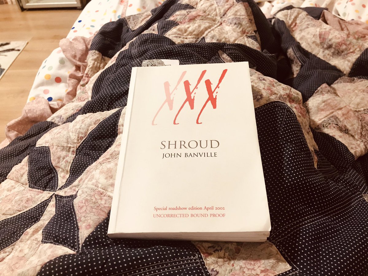 Ah feck. When you’re 65 pages into a book then realise it’s book 2 of a trilogy! *snores* Back to the TBR pile it is #JohnBanville #Shroud