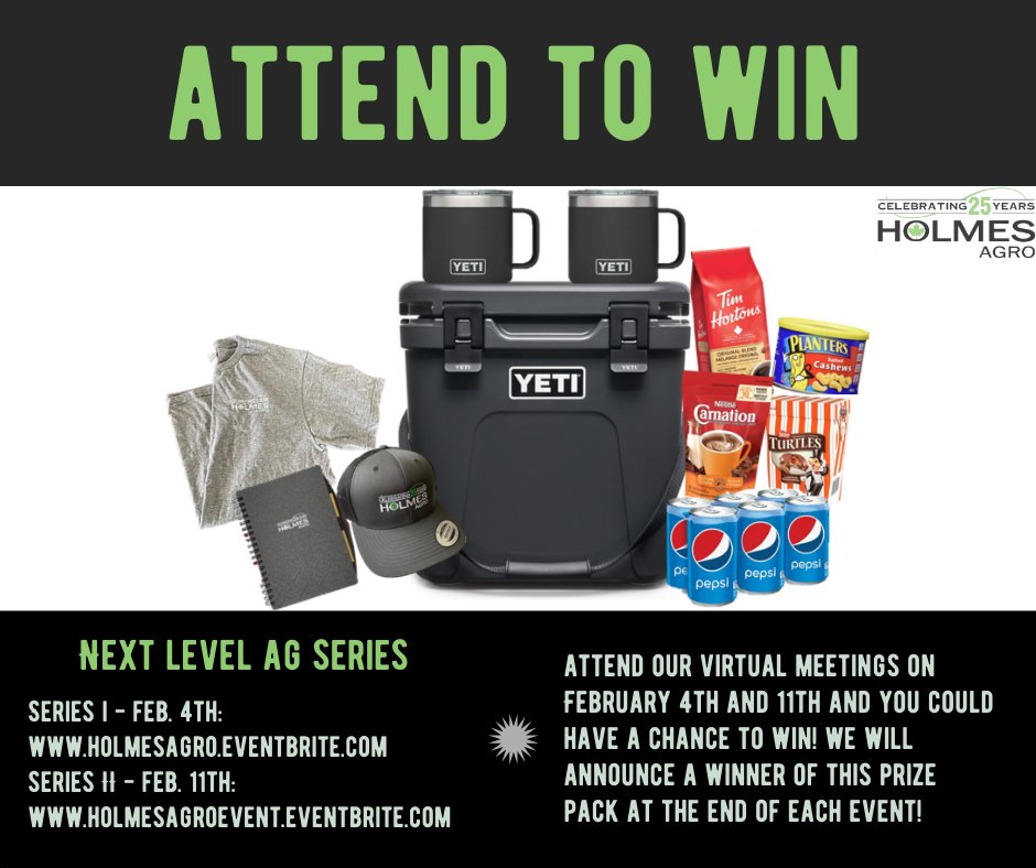 Don't forget to attend our Next Level Ag Series for your chance to win! #watchitgrow
Series I: ow.ly/NxTk50DjBpY
Series II: ow.ly/RWJe50DjBpX