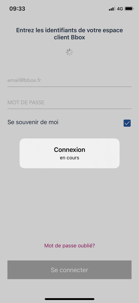 Bonjour <a href="/bouyguestelecom/">Bouygues Telecom</a> , votre application bbox messagerie permettant de consulter la messagerie ne s’ouvre pas.... elle reste bloqué sur connection en cours ! J’ai essayé de désinstaller, réinstaller, rien n’y fait. Merci