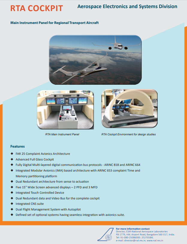 Glass cockpit meat for RTA70. Not sure if this mock up will be displayed in the  #AeroIndia2021 or not.