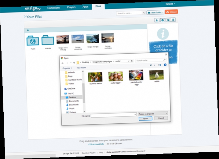 best place to upload file to download on tv / Twitter