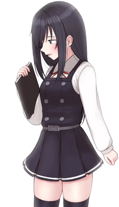 朝潮「あと少しで今日の業務も終わりですね、頑張りましょう!」 