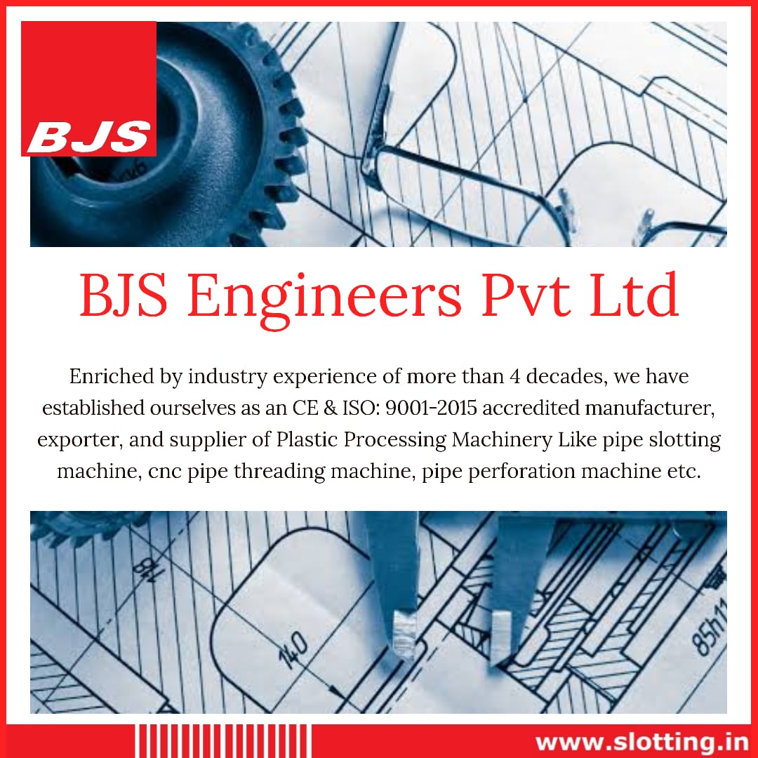 bjsengg's tweet image. BJS Engineers Private Limited
slotting.in
#pvcworld #pvcpipe #pvc #borewellpipes #casingpipe #slotting #threading
#plastikcity #plasticindustry #plasticfutute #bjsengineers
#makeinindia #manufacturer #exporter #cncpipethreading #cncpipeslotting #bjs 
#pepipee