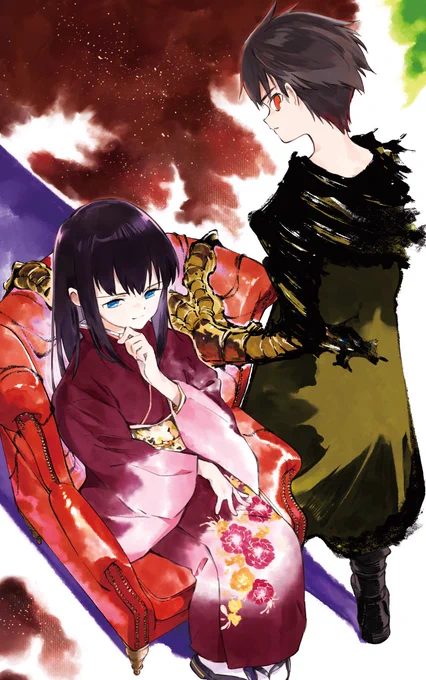 今週の「てのひら創世記」が昨日から公開されとりました!
https://t.co/yhqtnpgJSJ
1章5節(5話)の前編です。公開は来週金曜まで。

このアカウントはネタバレをしていくよ。白黒になっているカラーページの様子はこんな感じだよ。背中の肌白ッッ… 
