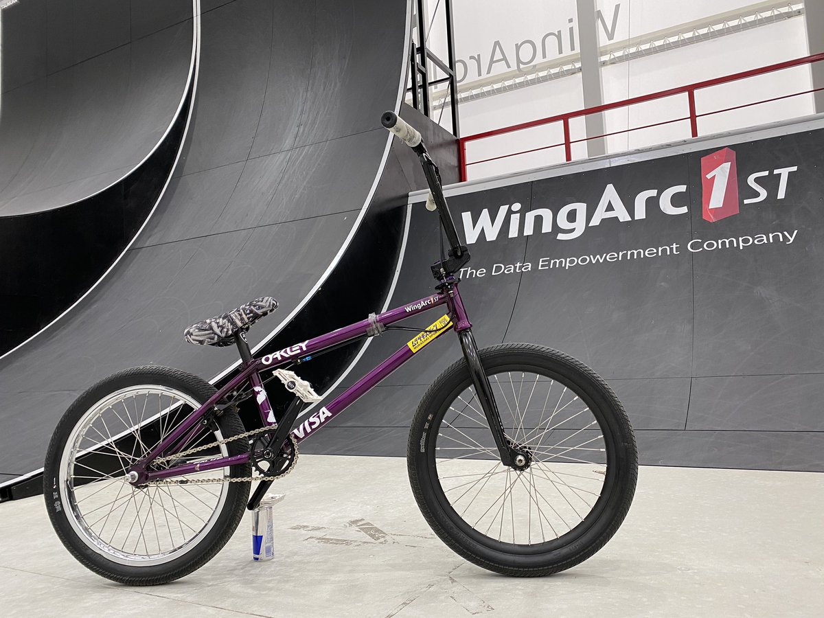 powerphrase_ntv's tweet photo. #BMX #フリースタイル #パーク
#中村輪夢 選手の考えたフレームがこちら！

高さが武器の中村選手に合った
コンパクトで軽量なモデルになっています！
長さや形などを中村選手自身がデザインし、
出身である京都のカラー・紫にしたそうです
後編は 1 月 31 日 夜6:55～ https://t.co/iiLnD5hybc