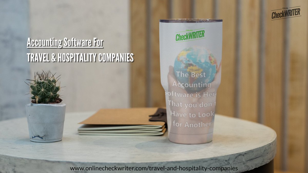 webcheckwriter's tweet photo. https://t.co/TZe7nCsSQY
OnlineCheckWriter is the best software to support your Travel and Hospitality Companies accounts in the easiest way. Now get your payments on time without any delay.
#TravelandHospitalityCompanies #BusinessChecks #OnlineCheckSoftware https://t.co/y8UJITqNef